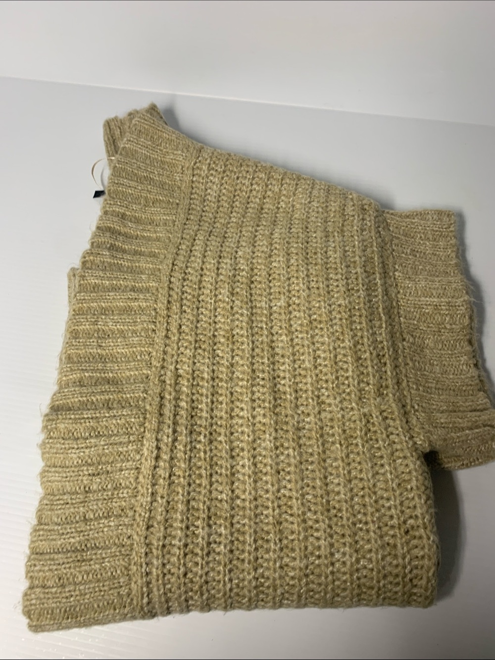Mac & Jac Oatmeal Color Ribbed Open-Front Cardigan - Picture 2 of 3